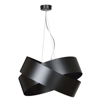 Luster na sajli VIENO 3xE27/15W/230V crno