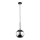 Luster na sajli VOLDA 1xE27/60W/230V crno