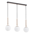 Luster na sajli VOLDA 3xE14/40W/230V mesing