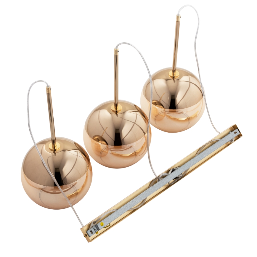 Luster na sajli VOLDA 3xE27/60W/230V mesing