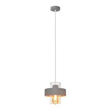 Luster na sajli VOLTA 1xE27/15W/230V sivo
