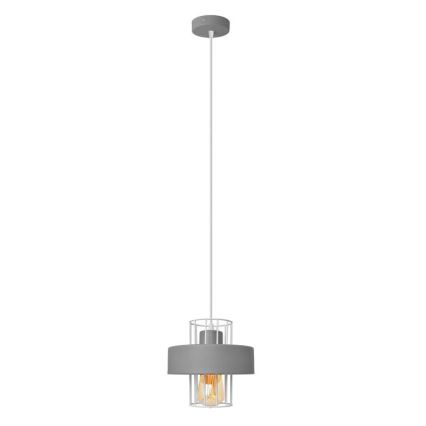 Luster na sajli VOLTA 1xE27/15W/230V sivo
