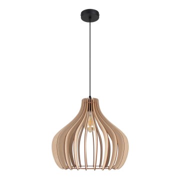 Luster na sajli WILL 1xE27/60W/230V crno