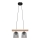 Luster na sajli WOODSTOCK 2xE27/15W/230V