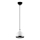 Luster na sajli YILDO 1xE27/40W/230V bela/crna