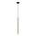 Luster na sajli YORU 1xG9/8W/230V 50 cm mesing