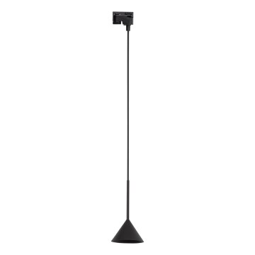 Luster na sajli za 1-fazni šinski sistem CONO MINI 1xGU10/10W/230V crno
