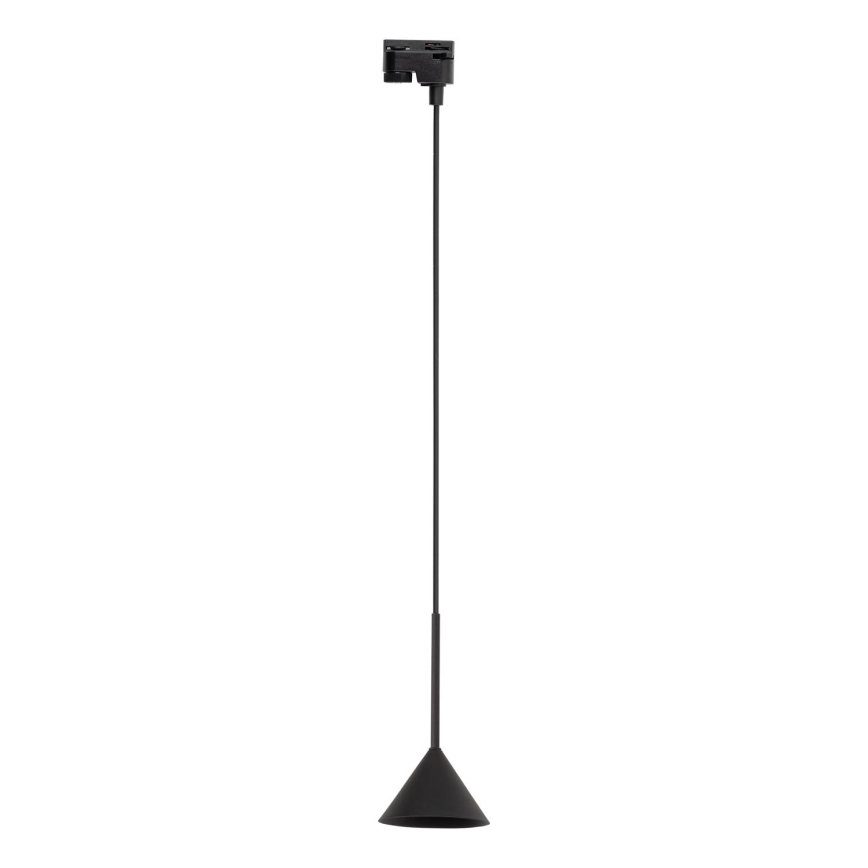 Luster na sajli za 1-fazni šinski sistem CONO MINI 1xGU10/10W/230V crno