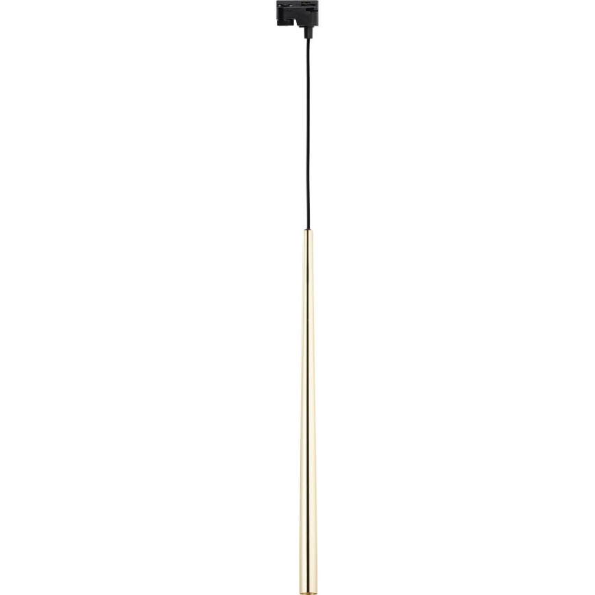 Luster na sajli za 1-fazni šinski sistem PIANO 1xG9/8W/230V zlatna/crno