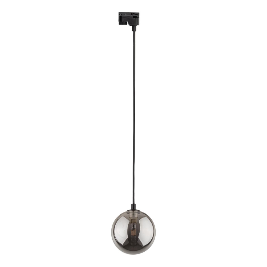 Luster na sajli za 1-fazni šinski sistem TRACER 1xG9/8W/230V crno/dimno crno
