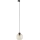 Luster na sajli za 3-fazni šinski sastav CUBUS 1xE27/15W/230V crno/dimno bež