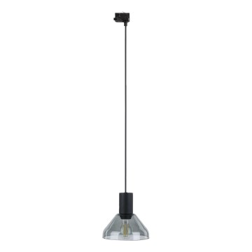 Luster na sajli za 3-fazni šinski sastav NEO 1xE27/15W/230V crno/dimno crno