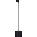 Luster na sajli za 3-fazni šinski sastav TRACER 1xE27/15W/230V pr. 20 cm crno