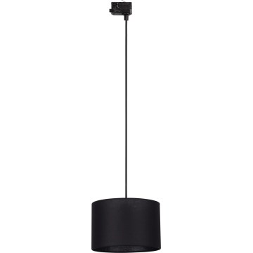 Luster na sajli za 3-fazni šinski sastav TRACER 1xE27/15W/230V pr. 30 cm crno