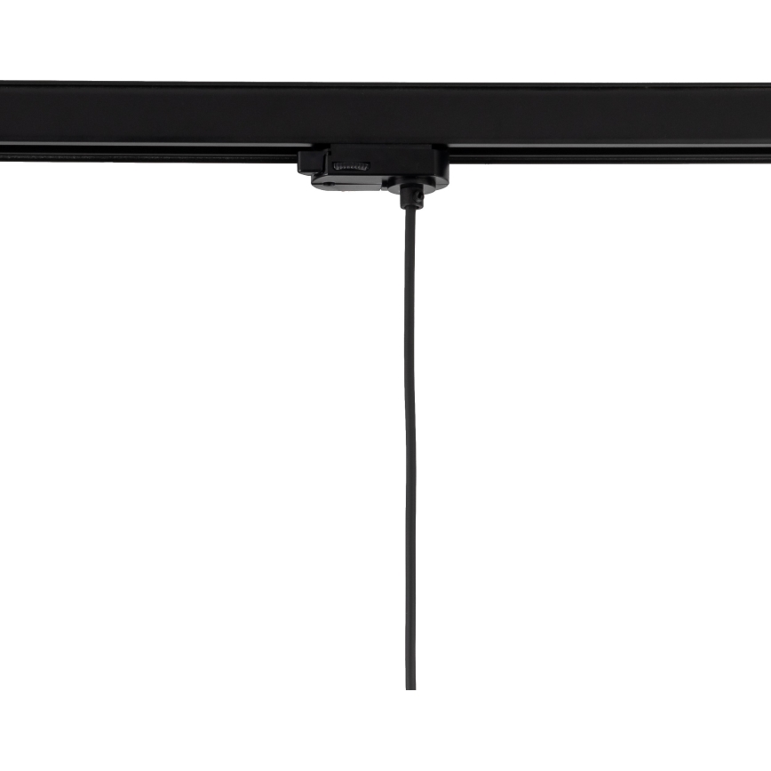 Luster na sajli za 3-fazni šinski sistem TRACER 1xE27/15W/230V, prečnik 20 cm, crna/bela