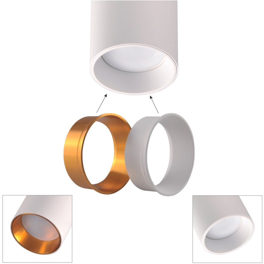Luster na sajli za šinski sastav MARIBEL 3xGU10/10W/230V + 1 m sastav vodilica bela