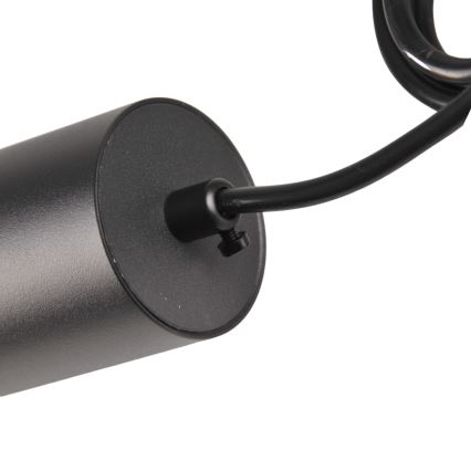 Luster na sajli za šinski sastav MARIBEL 3xGU10/10W/230V + 1 m sastav vodilica crno