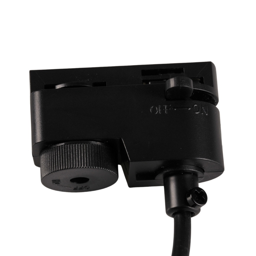 Luster na sajli za šinski sastav MARIBEL 3xGU10/10W/230V + 1 m sastav vodilica crno