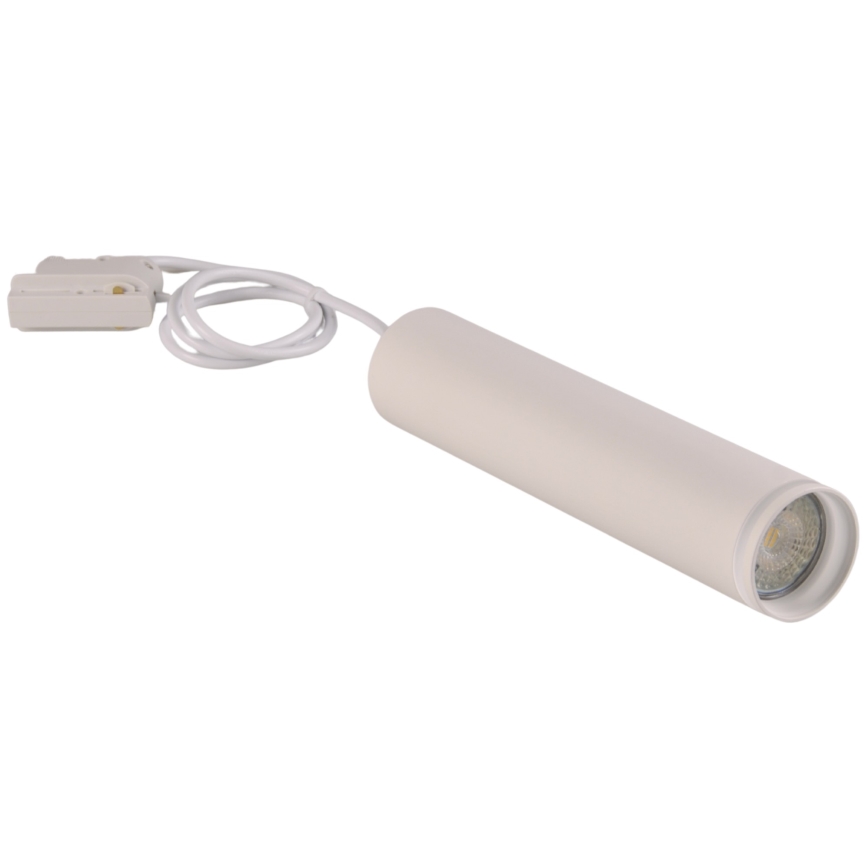Luster na sajli za šinski sastav PARIS 3xGU10/10W/230V + 1 m sastav vodilica bela