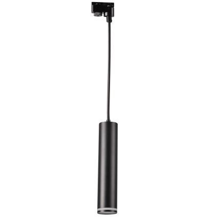 Luster na sajli za šinski sastav PARIS 3xGU10/10W/230V + 1 m sastav vodilica crno