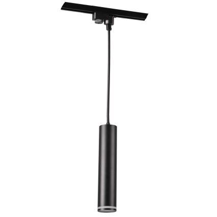 Luster na sajli za šinski sastav PARIS 3xGU10/10W/230V + 1 m sastav vodilica crno