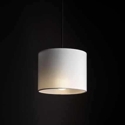 Luster na sajli za 1-fazni šinski sistem TRACER 1xE27/15W/230V pr. 20 cm crno/bela