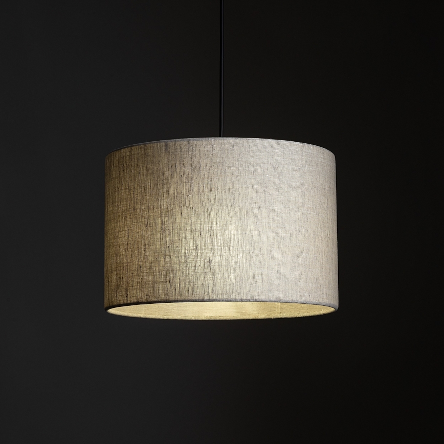 Luster na sajli za 1-fazni šinski sistem TRACER 1xE27/15W/230V pr. 30 cm crno/sivo