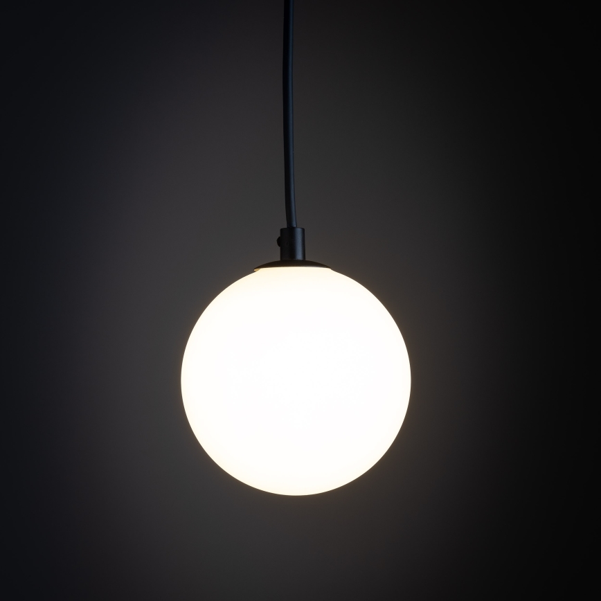 Luster na sajli za 1-fazni šinski sistem TRACER 1xG9/8W/230V crno/bela