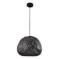 Luster na sajli ZANZIBAR 1x E27/20W/230V, prečnik 35 cm, bambus