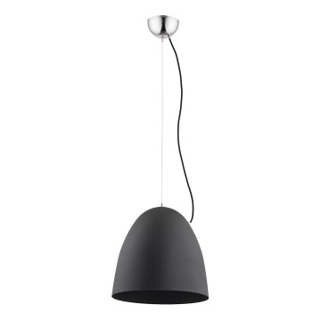 Luster na sajli ZETES 1xE27/15W/230V crna