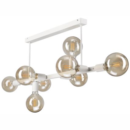 Luster na šipci ASTRID 8xE27/60W/230V beli