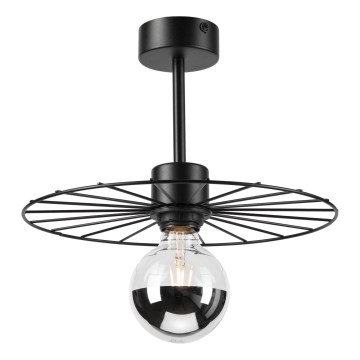 Luster na šipci MONTANA 1xE27/15W/230V, prečnik 30 cm, crne boje