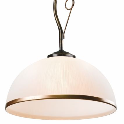Luster na šipci RETRO 1xE27/60W/230V crna patina