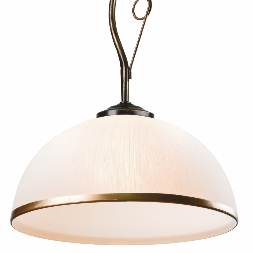 Luster na šipci RETRO 1xE27/60W/230V crna patina
