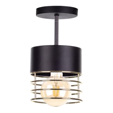 Luster na šipci ROY 1xE27/60W/230V crna