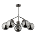 Luster na štangi BARSUM 5xE14/10W/230V siva