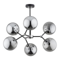 Luster na štangu FOTON 6xE14/40W/230V crna/siva