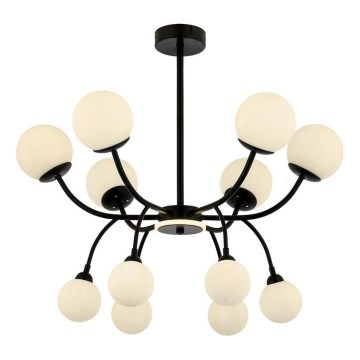 Luster na štapu DAISY 12xG9/10W/230V crni