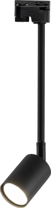 Luster na štapu za jednofazni šinski sistem TOP 1xGU10/10W/230V crna