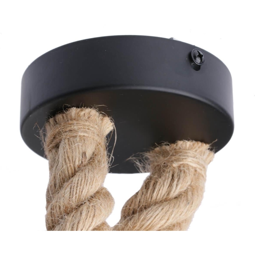 Luster na užetu ROPE 2xE27/12W/230V