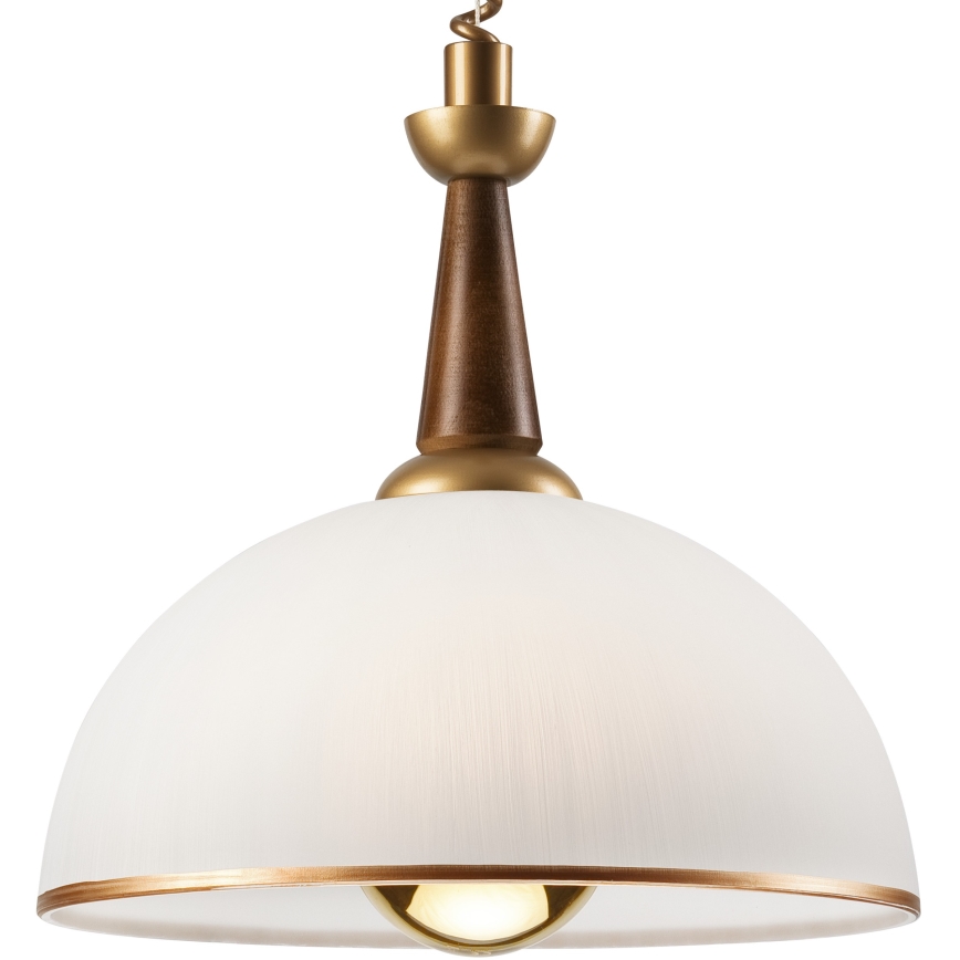 Luster podesive visine CHIARA 1xE27/60W/230V braon/bukva