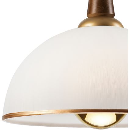 Luster podesive visine CHIARA 1xE27/60W/230V braon/bukva