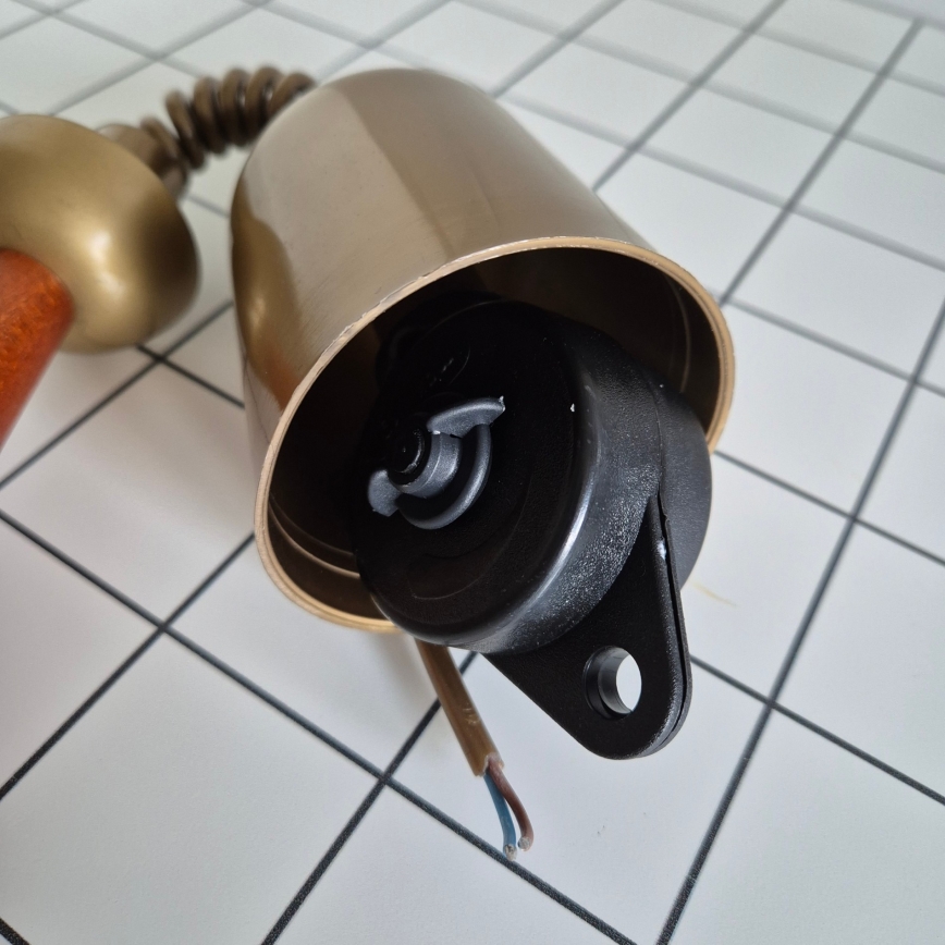 Luster podesive visine CHIARA 1xE27/60W/230V braon/bukva