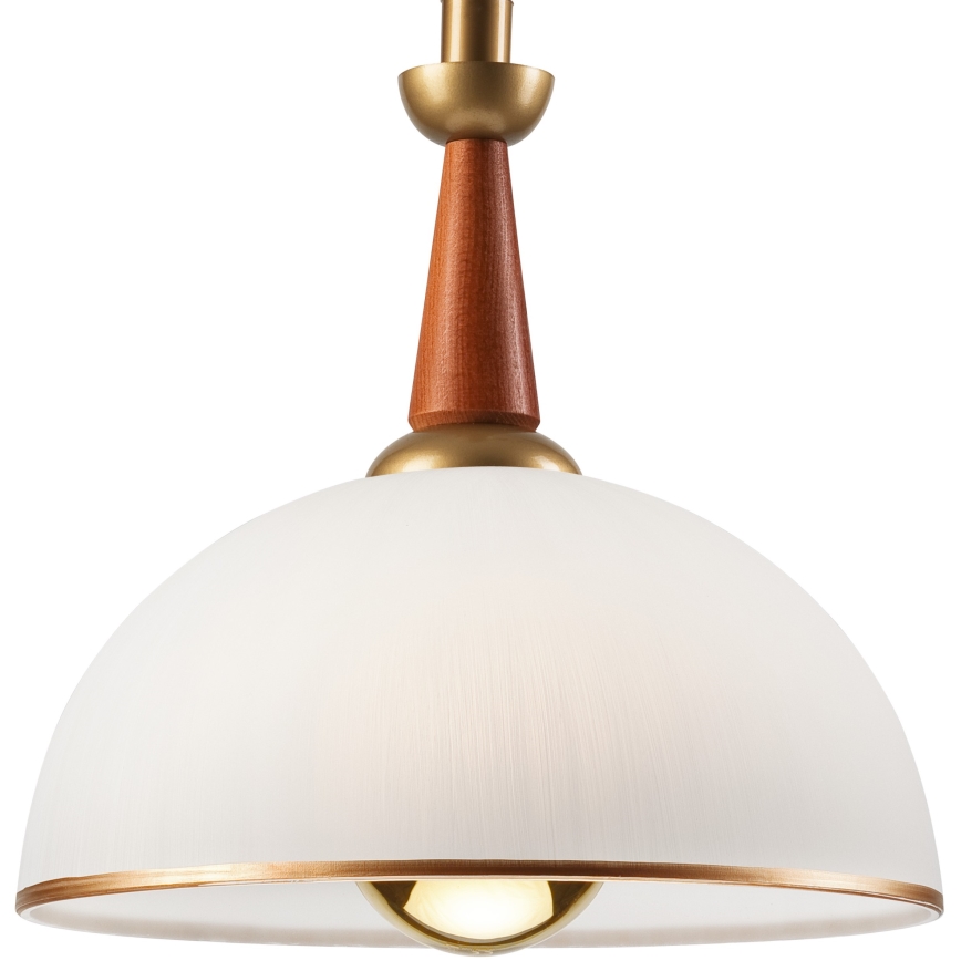 Luster podesive visine CHIARA 1xE27/60W/230V tamno braon/bukva