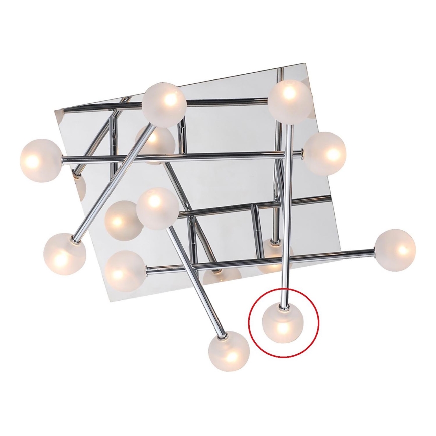 Luxera 17101 - Zamenska stakla za luster OLIVIA G4