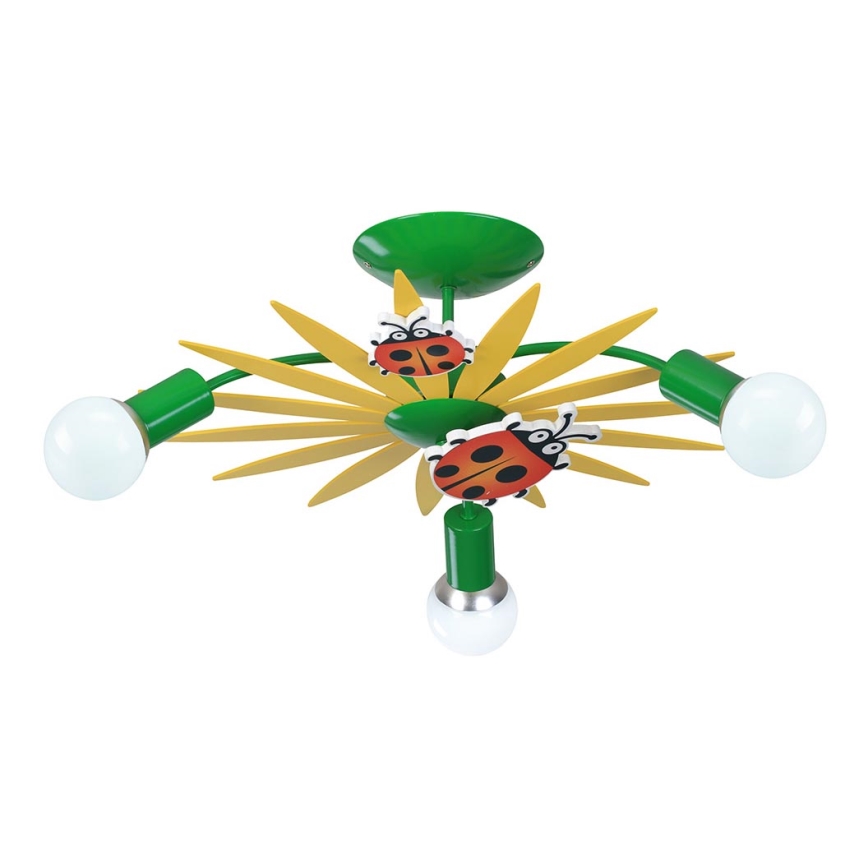 LUXERA 28033 - Dečija plafonjera QUETT 3xE27/40W/230V