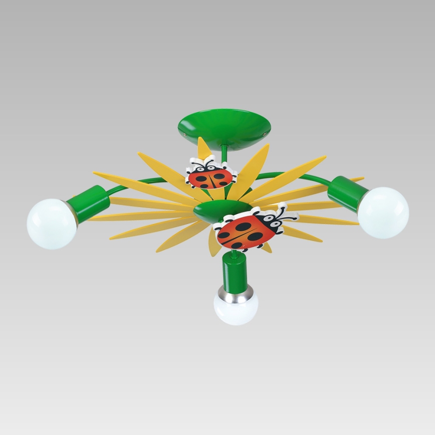 LUXERA 28033 - Dečija plafonjera QUETT 3xE27/40W/230V