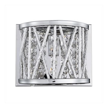 LUXERA 46063 - Zidna lampa STIXX 1xG9/33W/230V srebrno