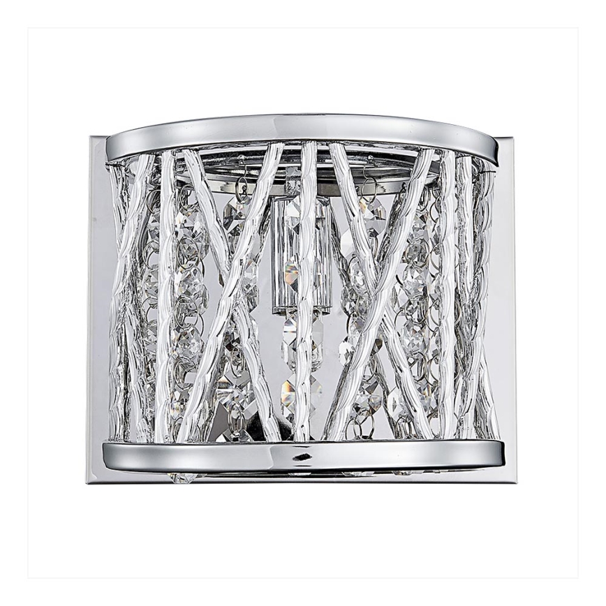 LUXERA 46063 - Zidna svetiljka STIXX 1xG9/33W/230V srebrna