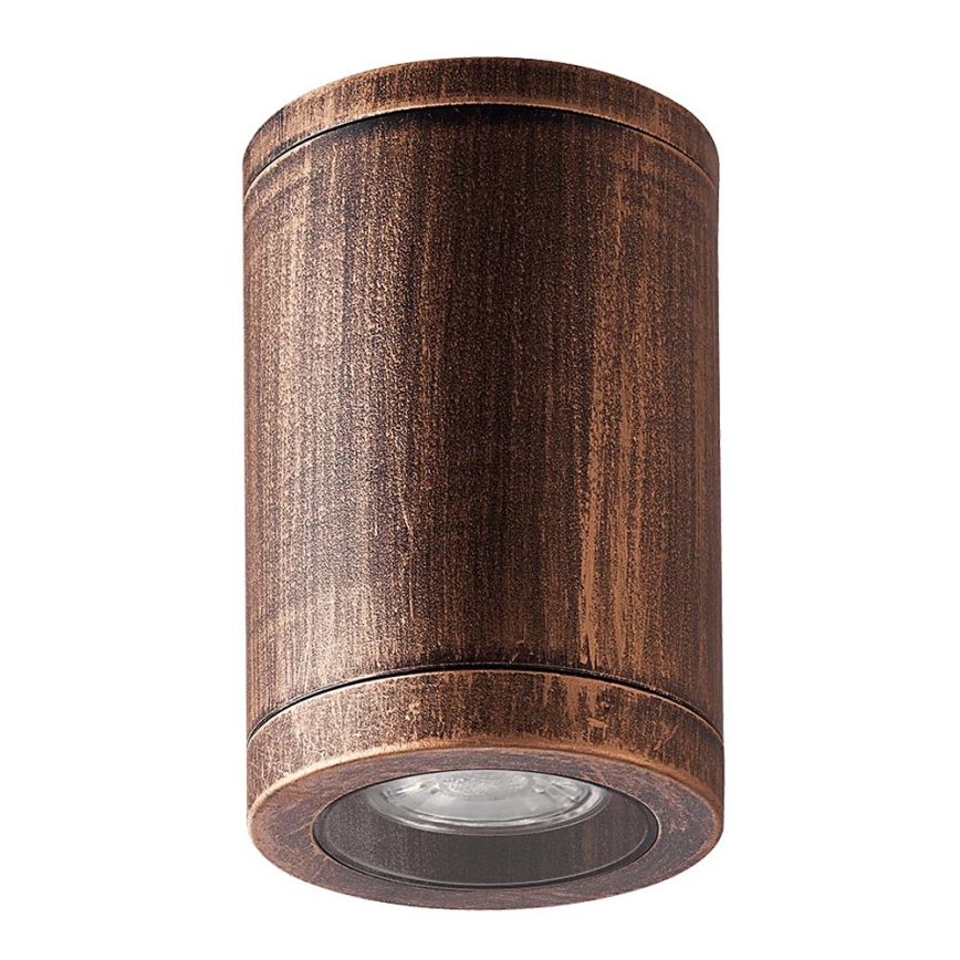 Luxera 48326 - Spoljašnja plafonjera MOPTI 1xGU10/7W/230V IP54 bronzana